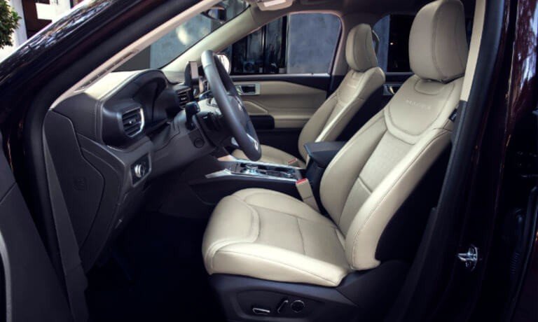 2021 Ford Explorer interior front seat - driver's side perspective