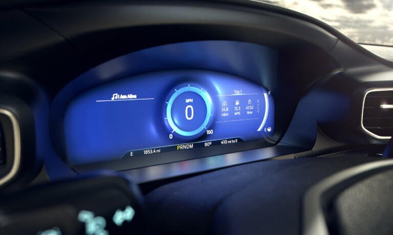 2021 Ford Explorer dashboard display
