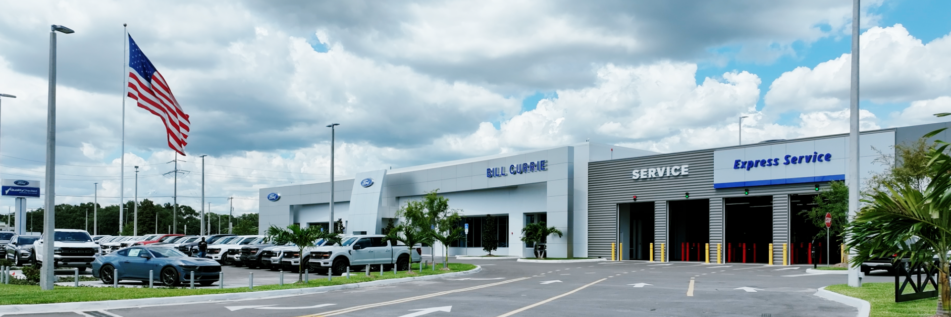 Bill Currie Ford Dealership Exterior