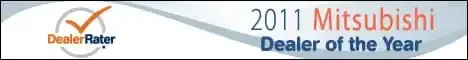 DealerRater Dealer of the Year 2024 - RC Hill Mitsubishi