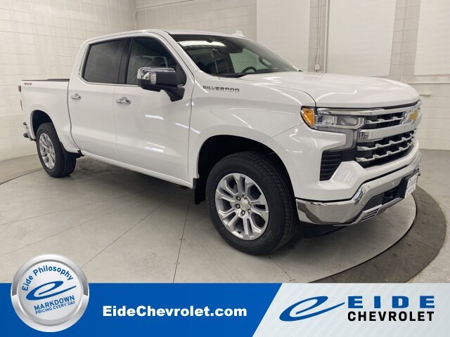 Lease this 2025, White, Chevrolet, Silverado 1500, LTZ