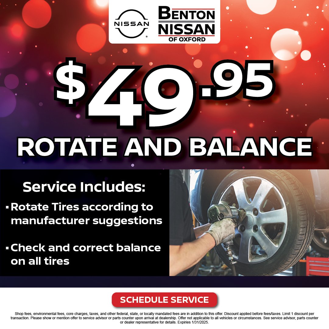 Service Coupons - Save Money At Benton Nissan in Oxford AL