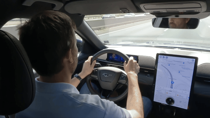 Ford BlueCruise in action