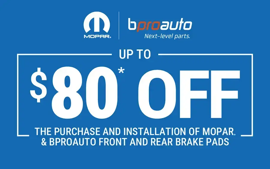 Coupon for Up to $80 Off Brakes 