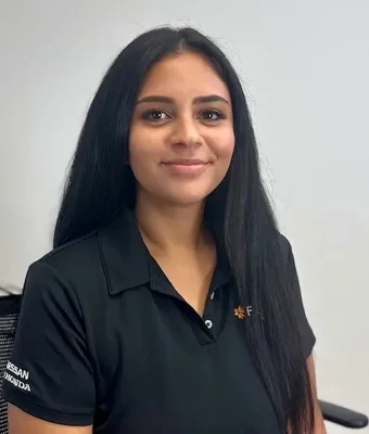 Inventory Manager Stephany Mendoza in Management at Flowers Nissan