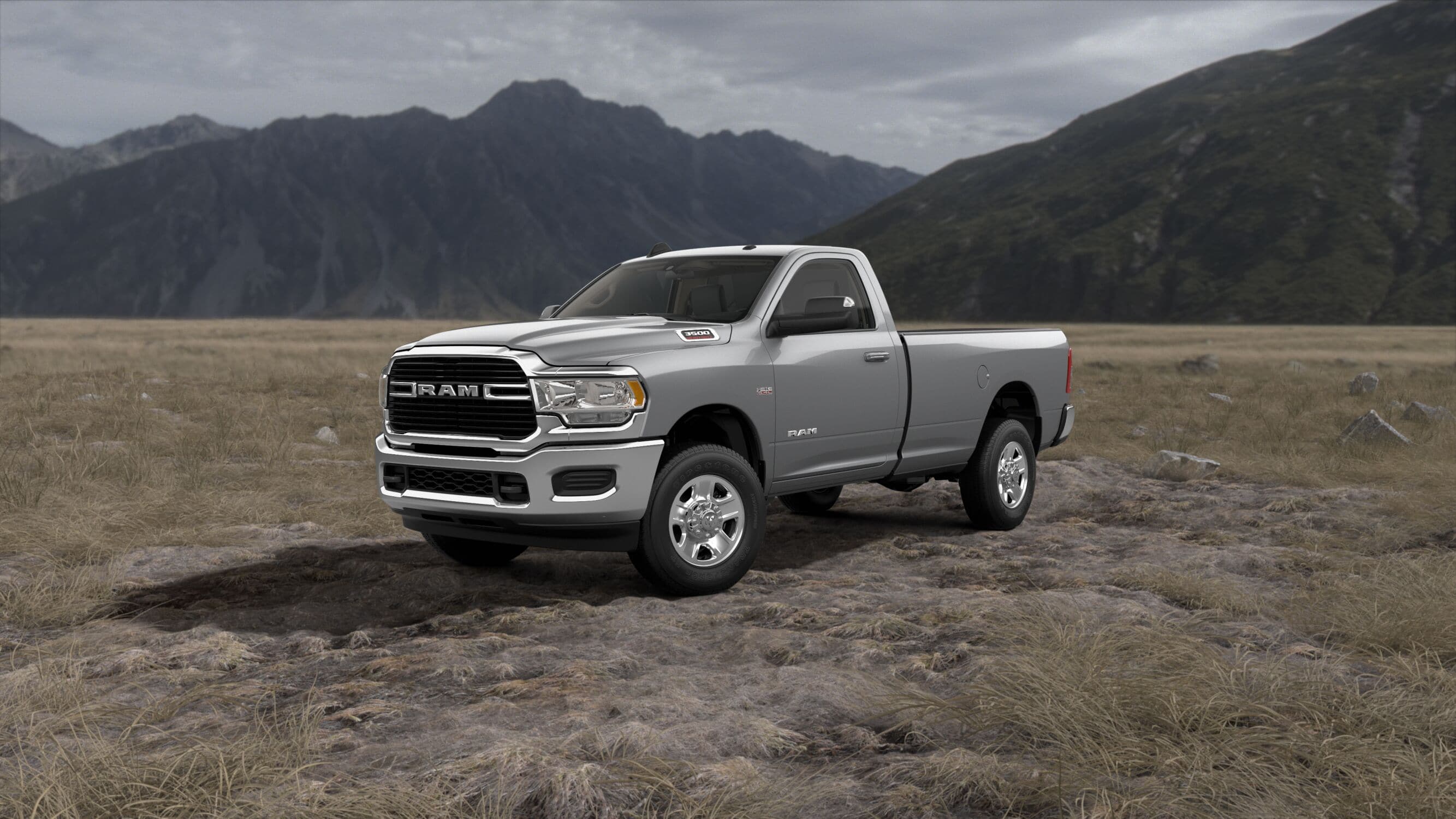 2019 Ram 3500 Billet Silver Metallic Clear-Coat