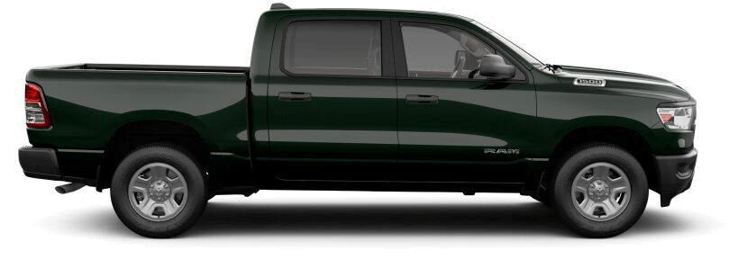 2019 Ram 3500 Black Forest Green Pearl-Coat