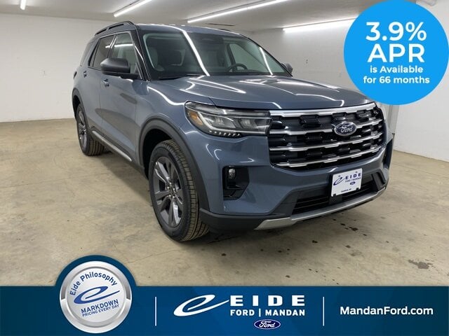 Lease this 2025, Blue, Ford, Explorer, Active