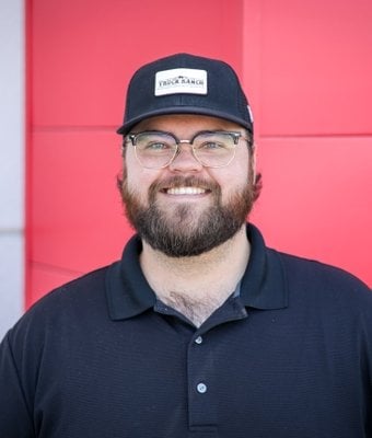 Finance Manager Dakota Thompson in Logan at Truck Ranch