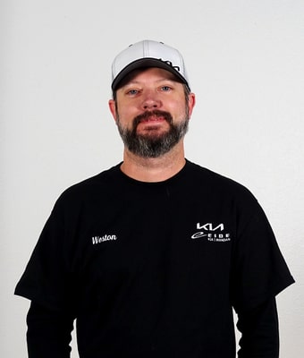 Parts Advisor Weston Heustis in Parts at Eide Kia Mandan