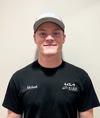 Service Technician Michael Borah in Service at Eide Kia Mandan
