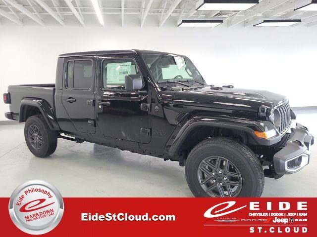 Lease this 2025, Black, Jeep, Gladiator, Sport S