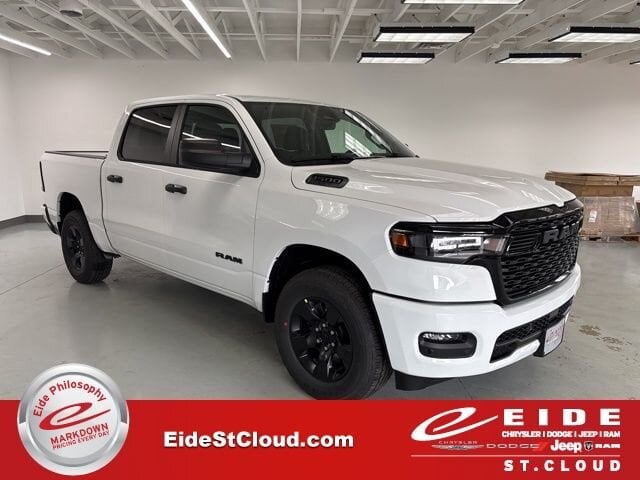 Lease this 2025, White, Ram, 1500, Tradesman Night Edition