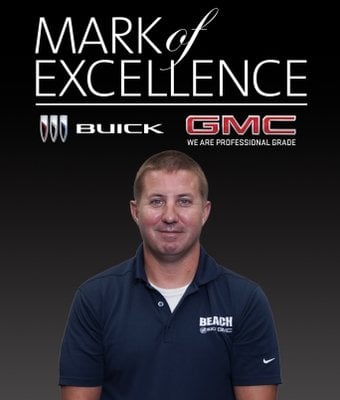 Service Manager David Keyes in Service at Beach Buick GMC