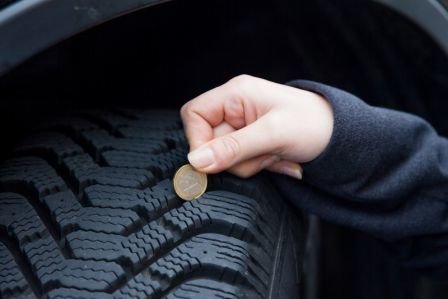 Check your Toyota's tire tread in Westbury, NY.