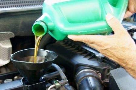 Topping up the fluids of your favorite Toyota in Westbury, NY.