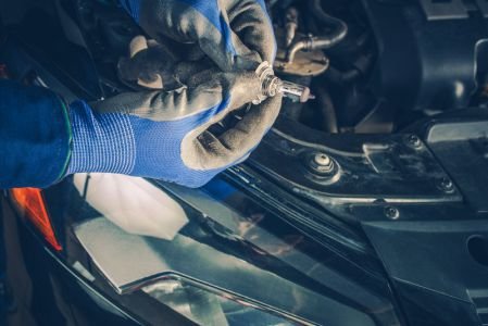 Changing the headlights on a new Toyota from Westbury Toyota on Long Island.