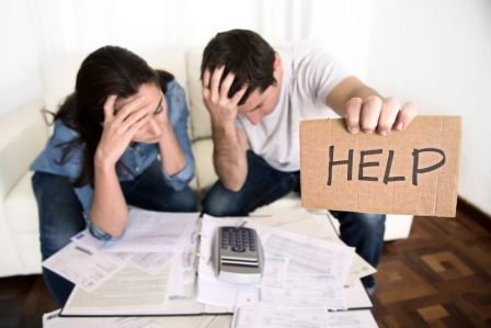 Stressed out car buyers in Westbury, NY.