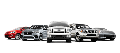 Line up of pre-owned models for sale at Cable Dahmer Auto Direct