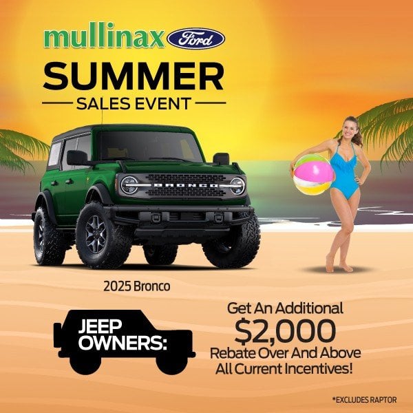 Special offer on 2023 Ford Bronco Jeep Conquest