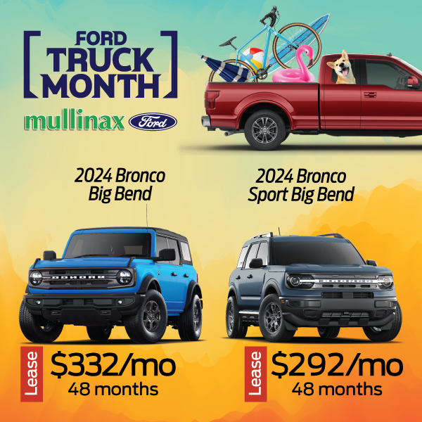 Special offer on 2023 Ford Bronco 2024 Bronco Big Bend & Bronco Sport Big Bend