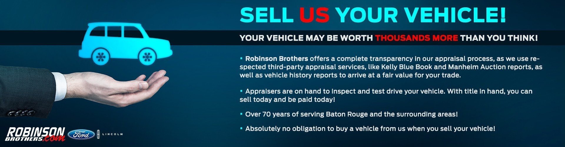 1 Volume Baton Rouge Ford Dealer Robinson Brothers Ford