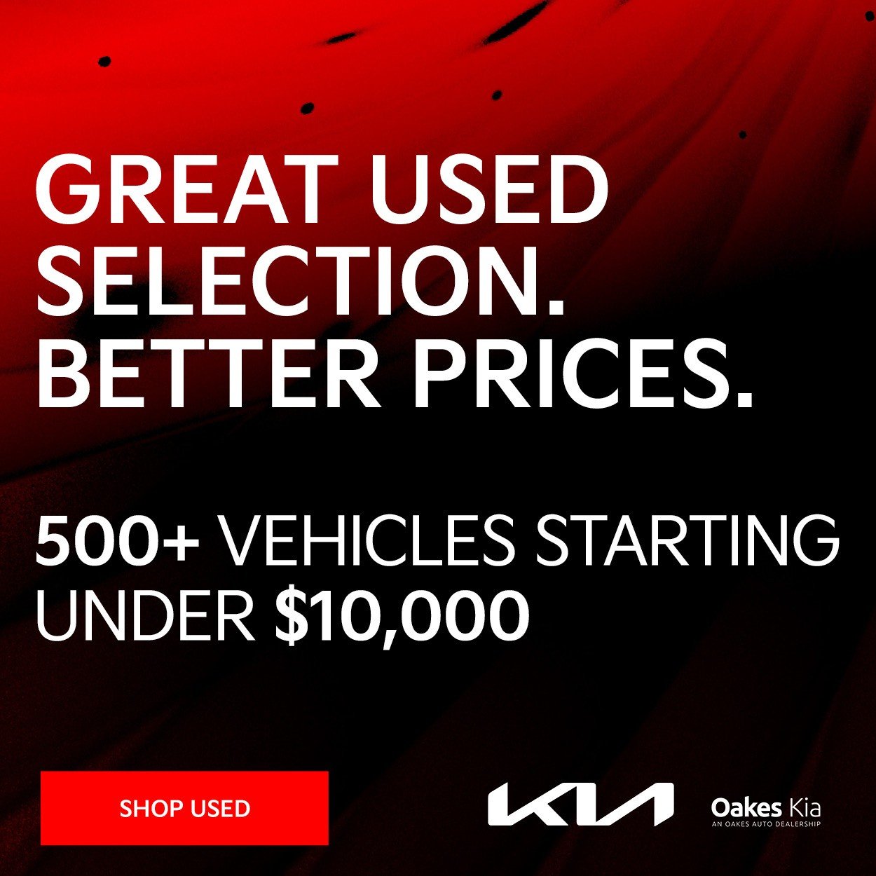 New Kia specials at Oakes Kia