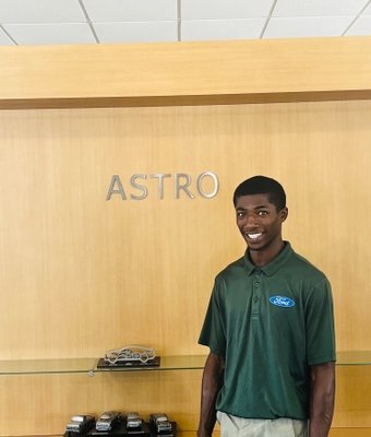 Detail Manager John Fair in Service at Astro Ford