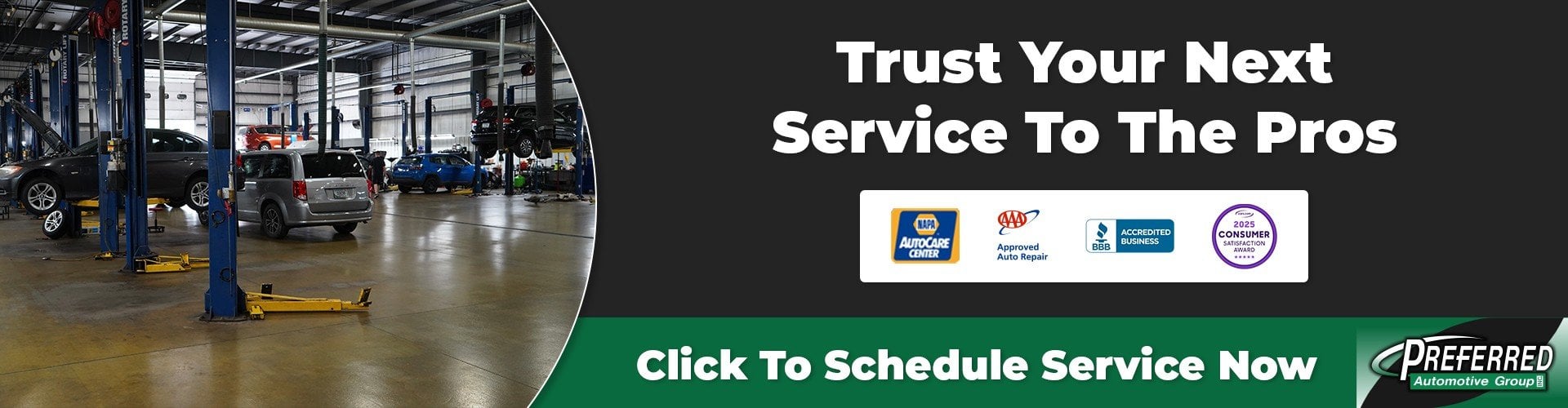 Schedule service today with our team of trusted service technicians.