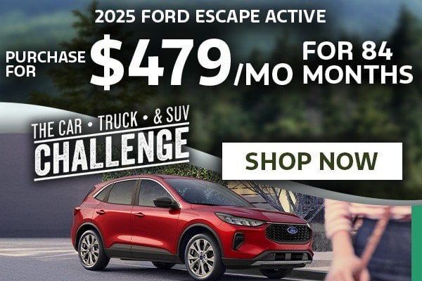 Special offer on 2025 Ford Escape 2024 Ford F-150 STX Crew Cab Lease