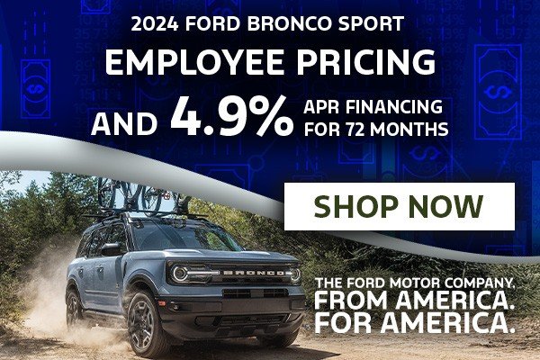 Special offer on 2024 Ford Bronco Sport 2024 Ford Bronco Sport