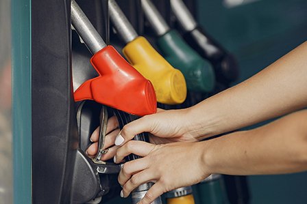 Gas pump on Long Island, NY.