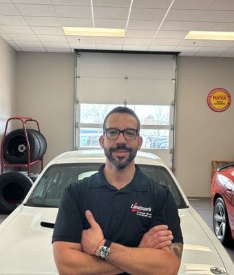 Service Manager Eddie Rosa in Service/Parts at Landmark Dodge
