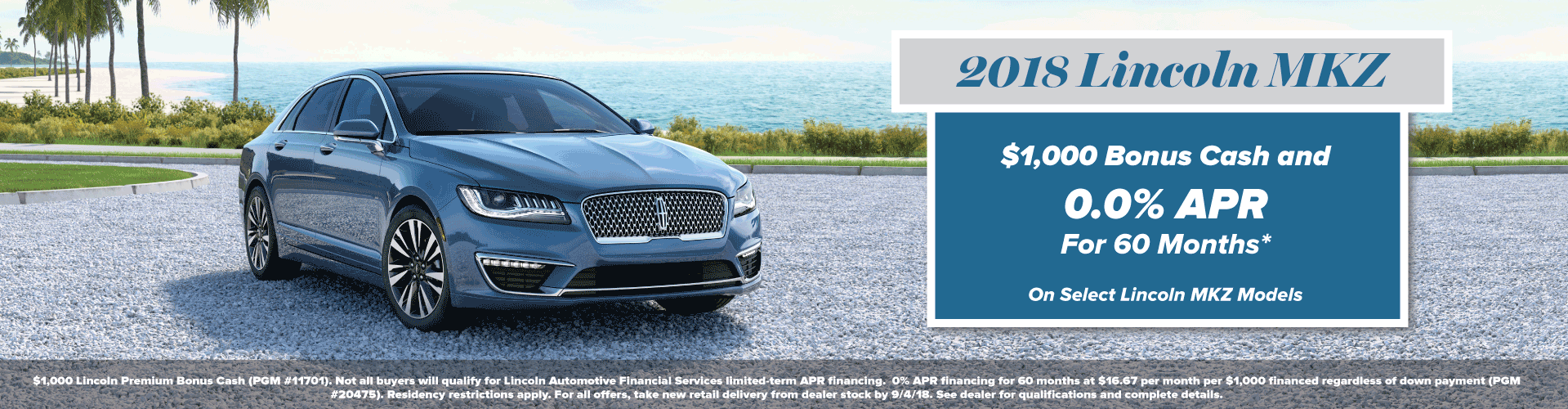 2018 Lincoln MKZ Summer Invitation