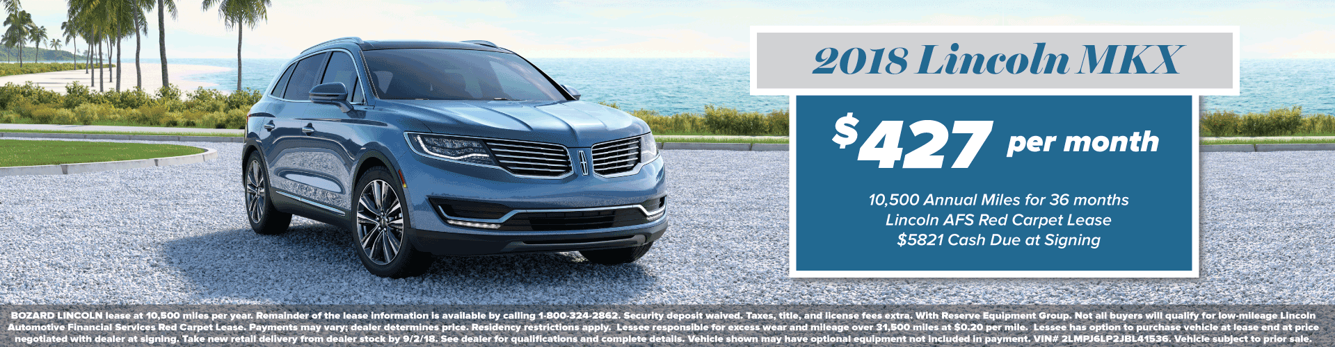 Lincoln MKX 2018 Summer Invitation