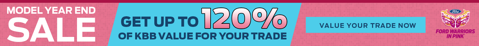 Get up to 120% of KBB Value for Your Trade
