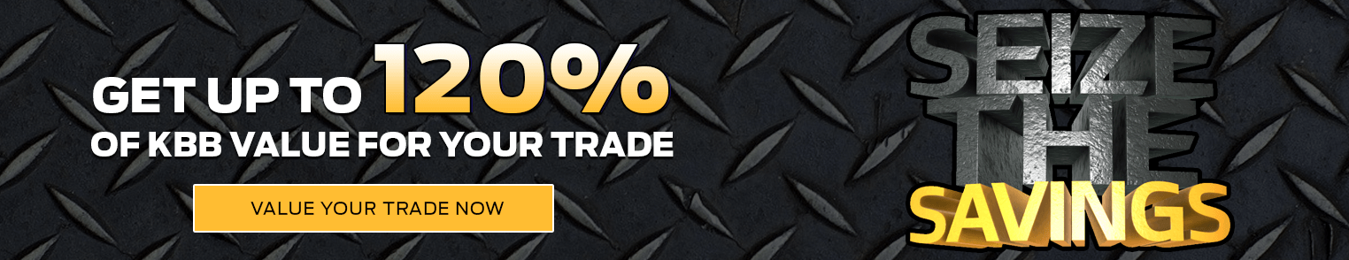 Get up to 120% of KBB Value for Your Trade