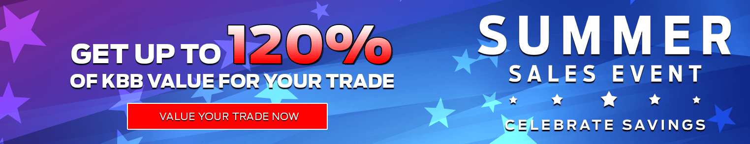 Get up to 120% of KBB Value for Your Trade