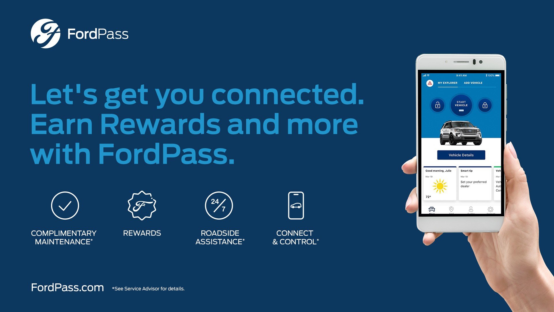 Ford Pass is the app that amplifies your ownership experience.