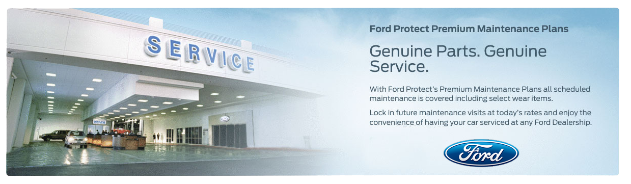 ford service center building at Sayville Ford on Long Island