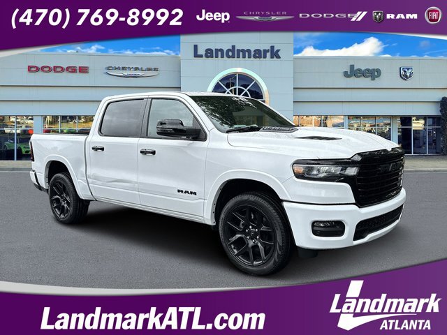 Lease this 2025, White, Ram, 1500, Laramie 4x4 Crew Cab 5'7 Box