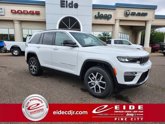 Lease this 2025, White, Jeep, Grand Cherokee, Limited