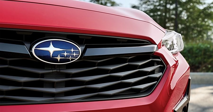 2025 Red Subaru Impreza Front Grill