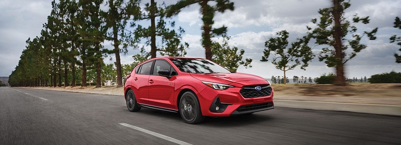 2025 Red Subaru Impreza