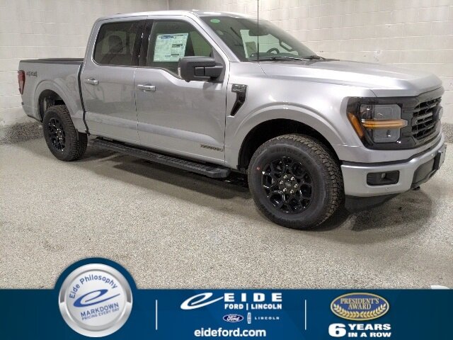 Lease this 2024, Silver, Ford, F-150, XLT Black Appearance