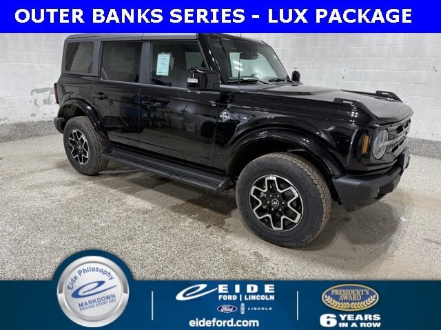 Lease this 2025, Black, Ford, Bronco, Outer Banks