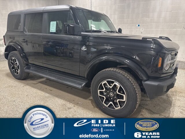 Lease this 2025, Black, Ford, Bronco, Outer Banks