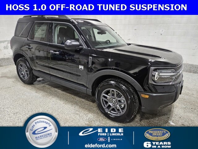 Lease this 2025, Black, Ford, Bronco Sport, Big Bend