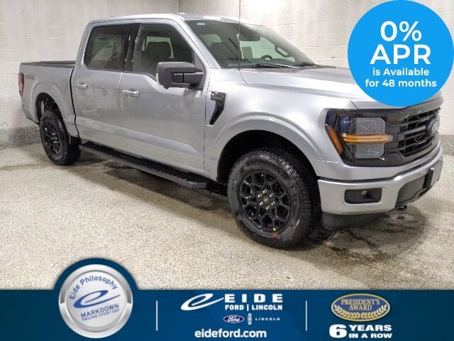 Lease this 2025, Silver, Ford, F-150, XLT Black Appearance