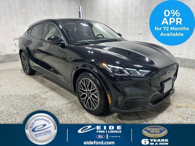 Lease this 2025, Black, Ford, Mustang Mach-E, Premium